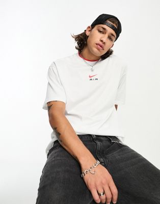 Nike Swoosh Air oversized t-shirt in white - ASOS Price Checker