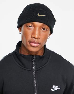 uitvegen in het midden van niets Proficiat Nike Swoosh Beanie Hat In Black | ModeSens