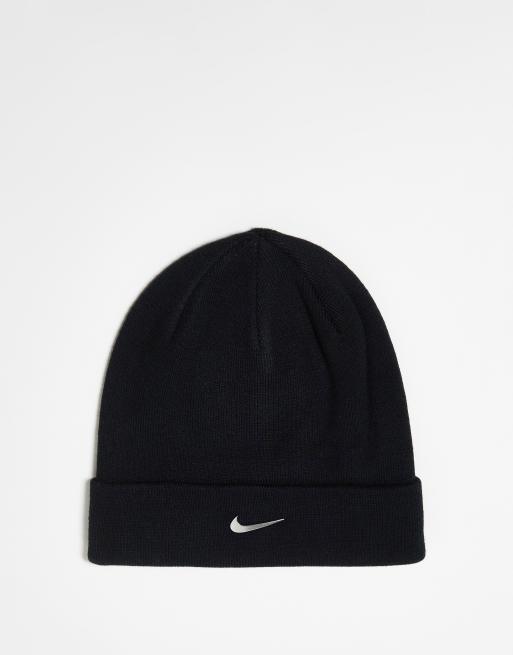 Nike Swoosh beanie in black | ASOS