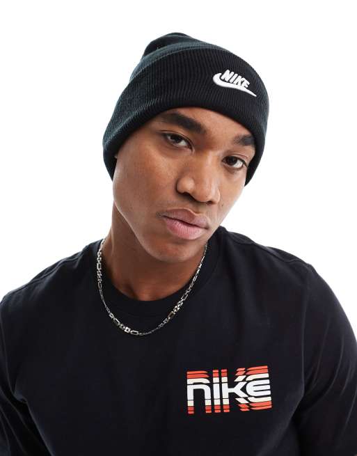 Nike swoosh beanie black hotsell