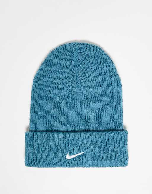 Nike Swoosh beanie in blue | ASOS