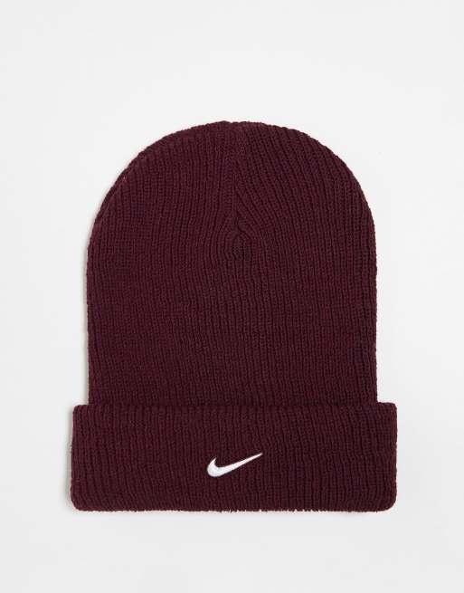 Burgundy 2025 nike beanie