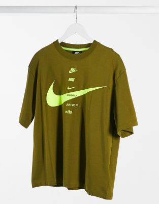 olive green nike shirt