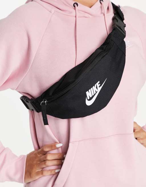 Nike swoosh bumbag in black | ASOS