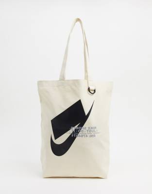 nike swoosh canvas tote bag