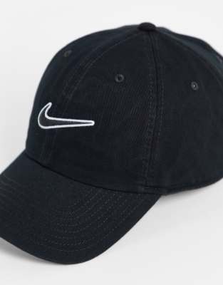 nike embroidered swoosh cap