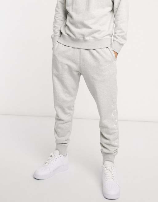 Grey nike best sale joggers asos