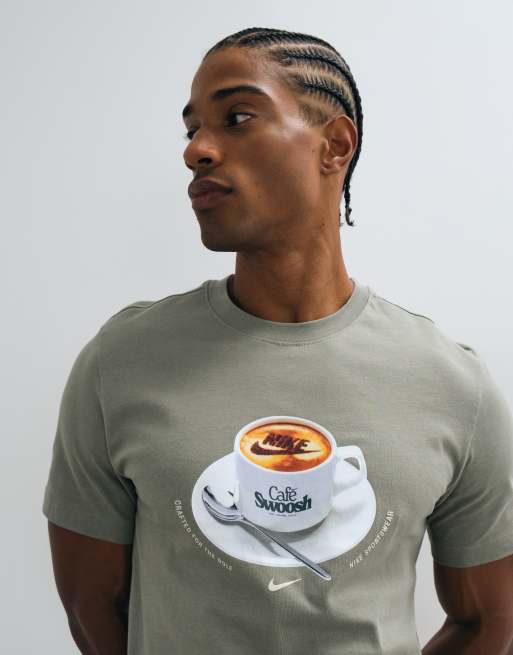 Nike Swoosh graphic t-shirt in gray, 2 of 5