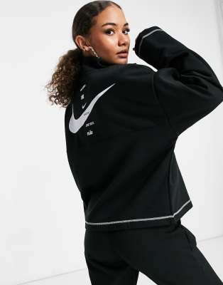 nike half zip swoosh