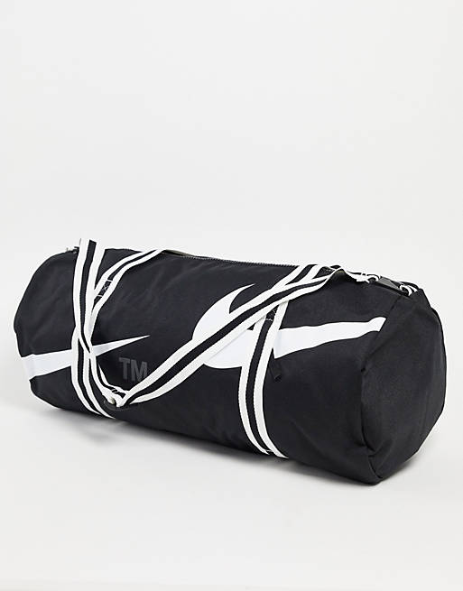 Nike Swoosh Heritage duffle bag in black