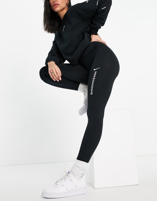 nike high rise leggings black