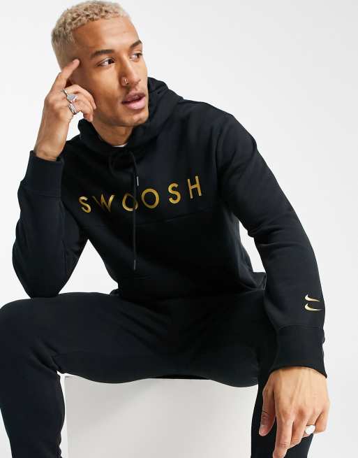 Nike black and gold sweatsuit new arrivals