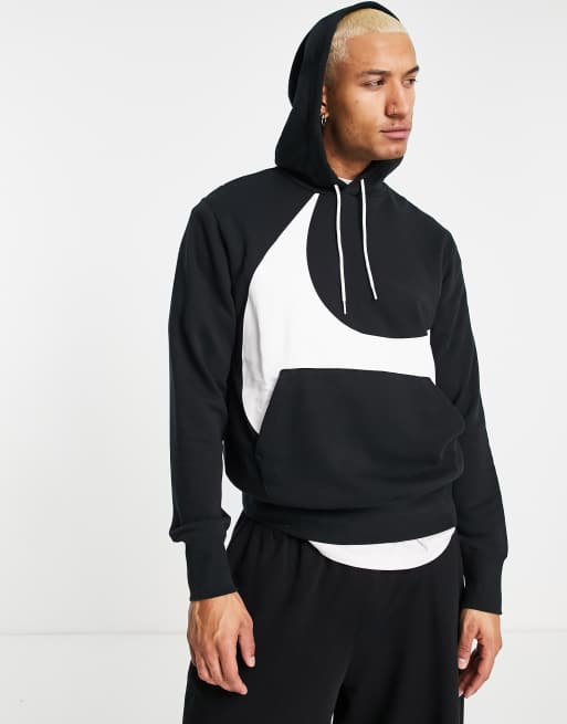 Pull&Bear not working today printed hoodie in black