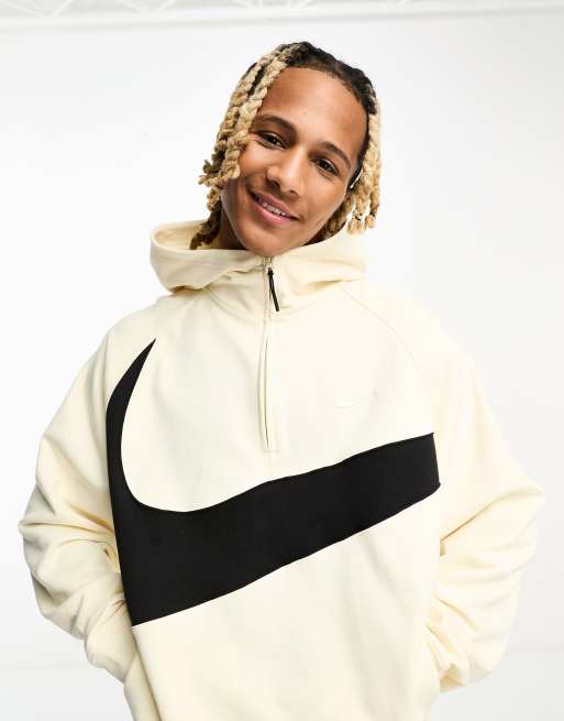 Nike Swoosh Men's 1/2-Zip Fleece Hoodie. Nike AT