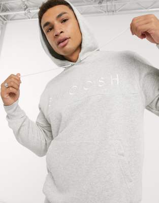 grey swoosh hoodie