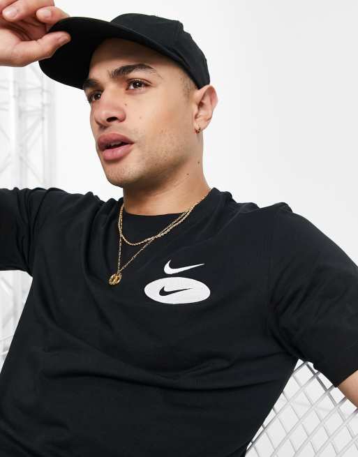 Nike shirt best sale small logo