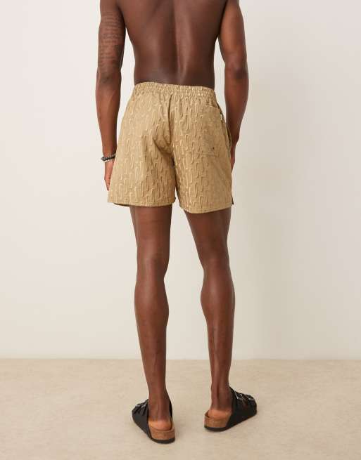NIKE /ナイキ SWOOSH SWIM SHORTS BROWN / XXL NIKE - NIKE /ナイキ SWOOSH SWIM SHORTS BROWN / XXLの通販 by