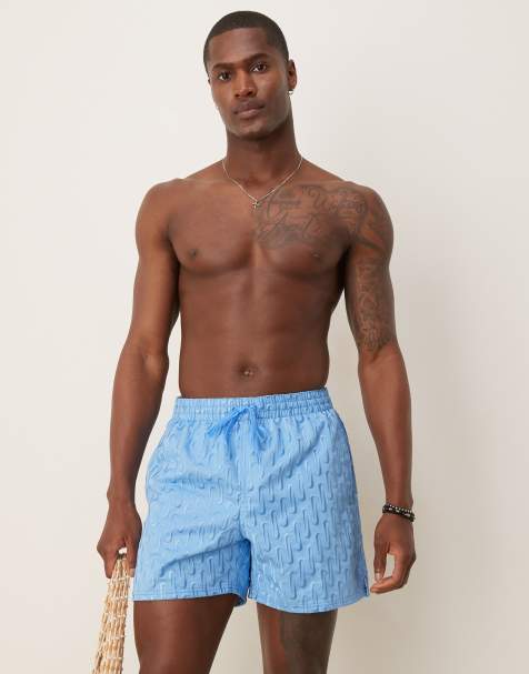 Nike Swoosh Link 5 inch Volley swim shorts in blue - view 1