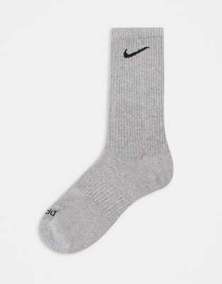 nike socks with grey swoosh