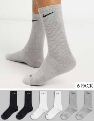 Nike Swoosh Logo 6 Pack Socksmulti ModeSens