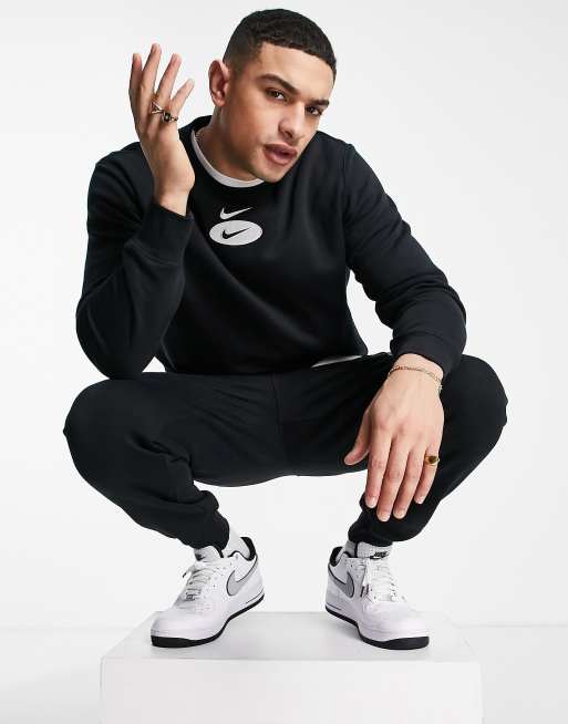 Sweatshirt homme discount logo swoosh nike