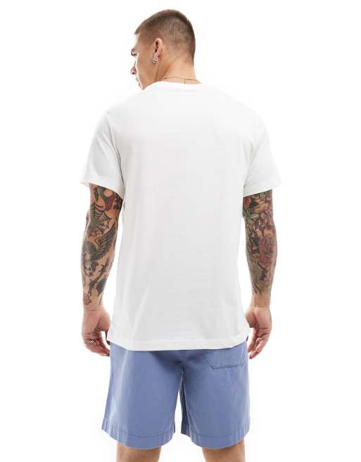 Nike Swoosh logo graphic T-shirt in white | ASOS