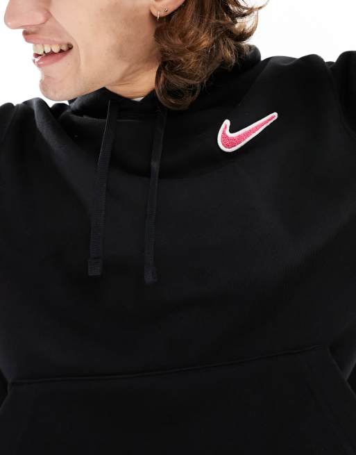 Nike swoosh hot sale logo hoodie