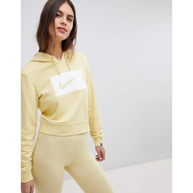 Nike Swoosh Logo Hoodie In Lemon ASOS