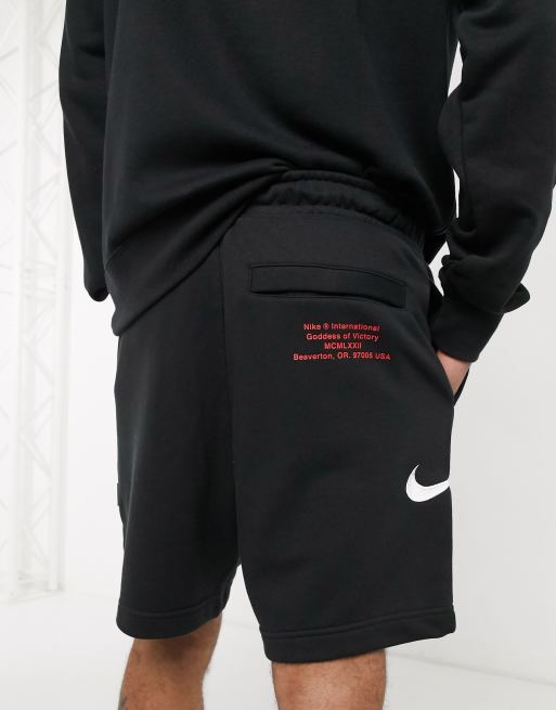 Nike double deals swoosh shorts