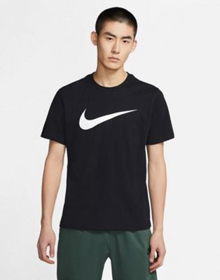 Nike Swoosh logo t-shirt in black | ASOS