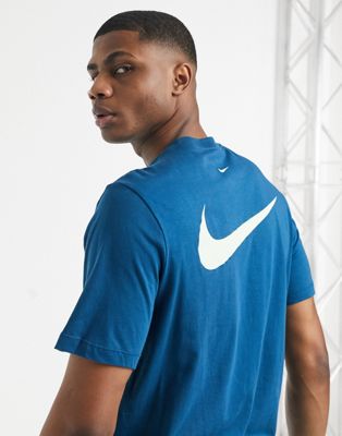 Nike Swoosh logo T-shirt in teal | ASOS