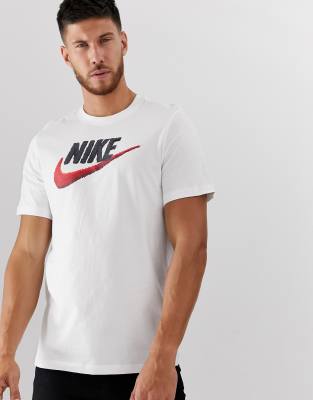 Nike Swoosh logo t-shirt in white | ASOS