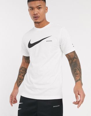 Nike Swoosh logo t-shirt in white | ASOS