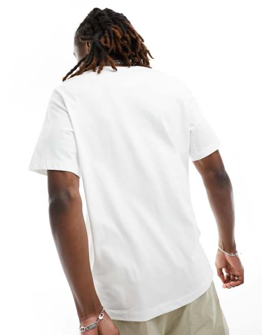 Nike Swoosh logo t-shirt in white, 4 of 4