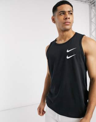 Nike Swoosh logo vest in black | ASOS