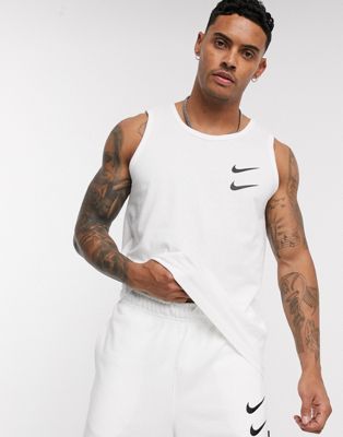 Nike Swoosh logo vest in white | ASOS