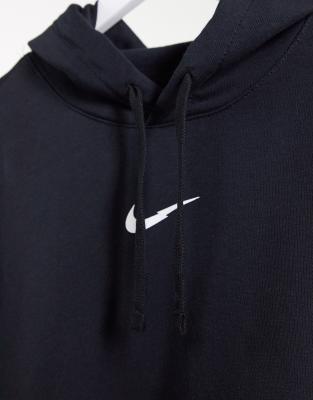 black overhead nike hoodie 