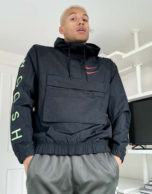 Nike air shop windbreaker half zip