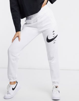 nike oversized swoosh joggers