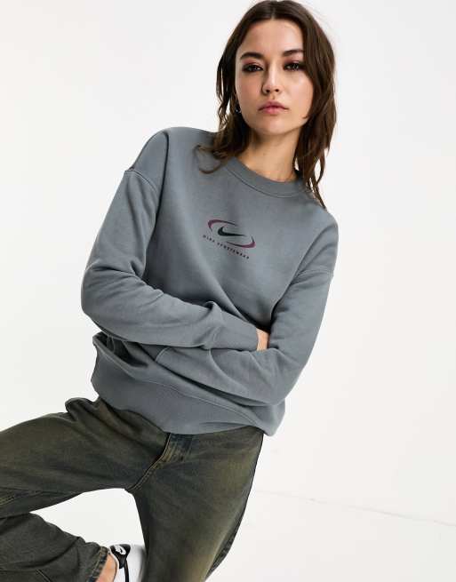 Vintage Nike Nike Clothes Nike Oversized Swoosh Logo Crew