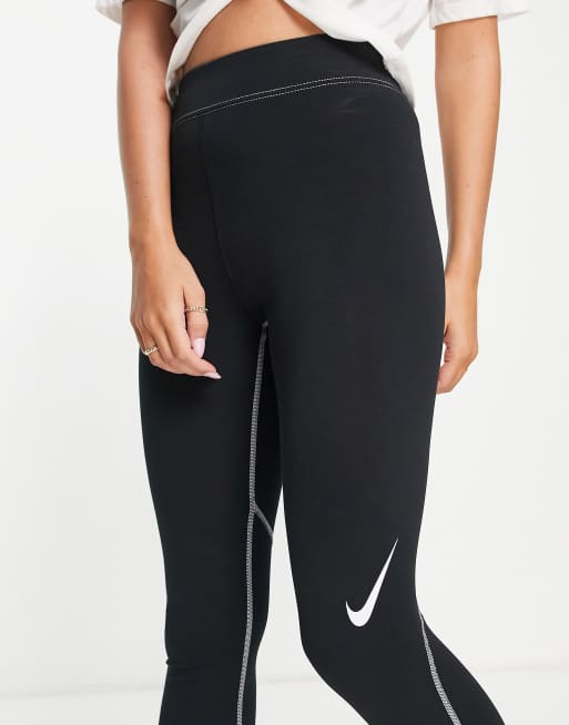 Nike high cheap waisted swoosh leggings