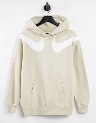 Los Angeles Lakers Nike Courtside Heavyweight Pullover Hoodie - Cream