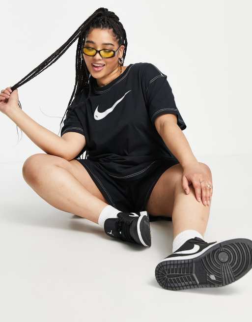 nike tape boyfriend t shirt