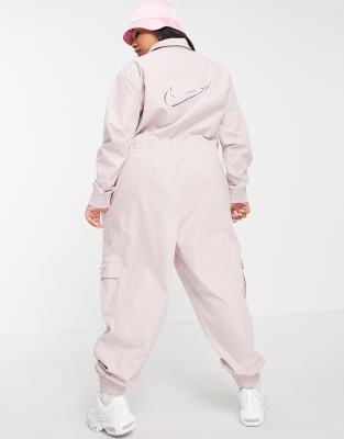 Nike jumpsuit cheap pink