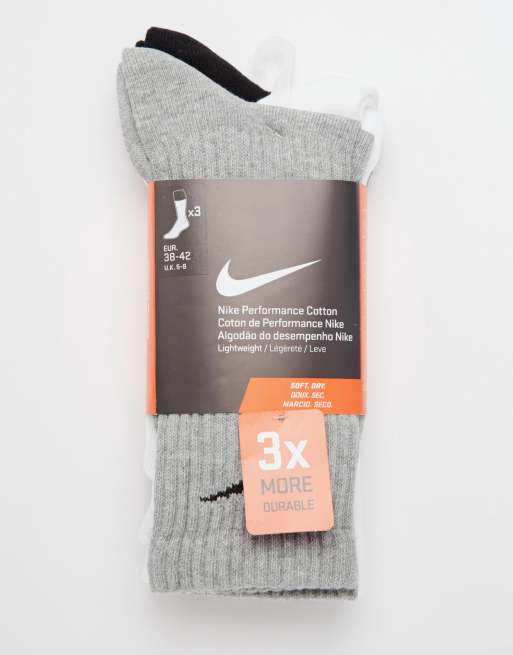 Nike Swoosh Premium Bunte Socken Im 3er Set Sx4704 901 Asos