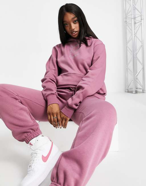 Rhinestone best sale nike sweatpants