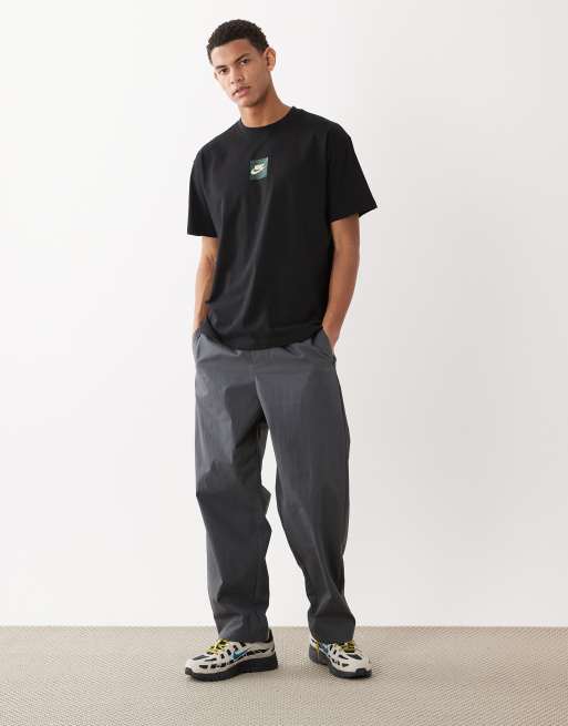 Nike Swoosh Sci-fi backprint logo t-shirt in black, 2 of 5