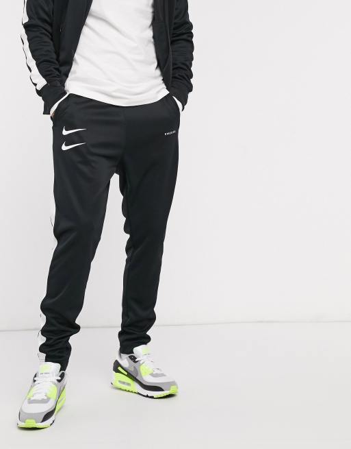 Nike - Sort træningsdragt i polyknit med swoosh-logo, 3 af 3