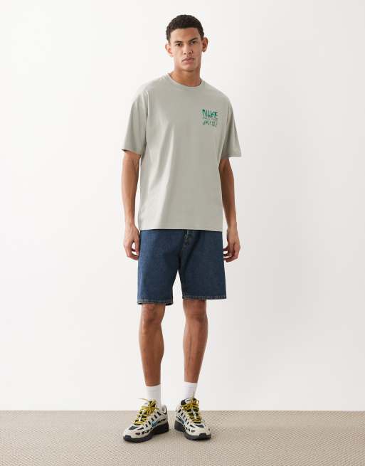 Nike Swoosh Sounds backprint t-shirt in green , 2 of 5