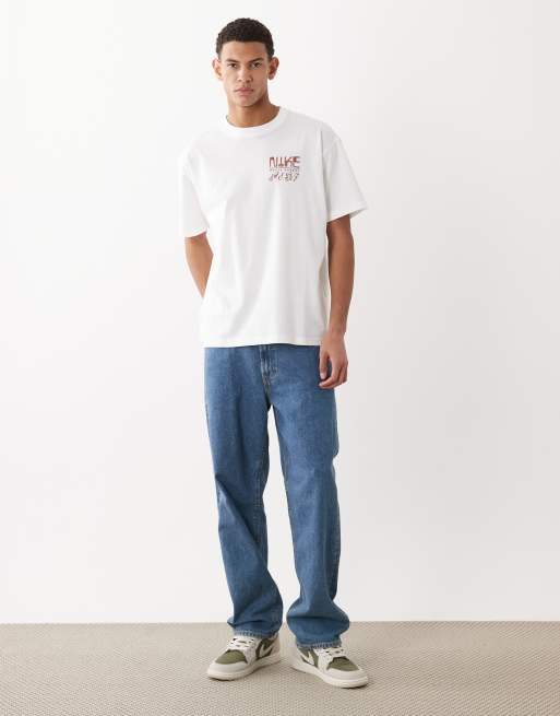 Nike Swoosh Sounds backprint t-shirt in white , 2 of 5